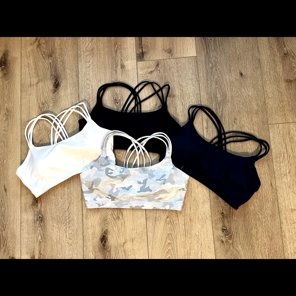 Bundle of GapFit Eclipse Medium Support Strappy Sports Bra